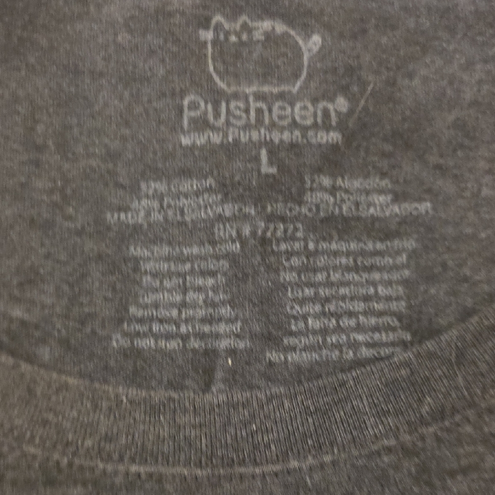 Pusheen Dark Gray Short Sleeve Tee - Picture 3 of 4